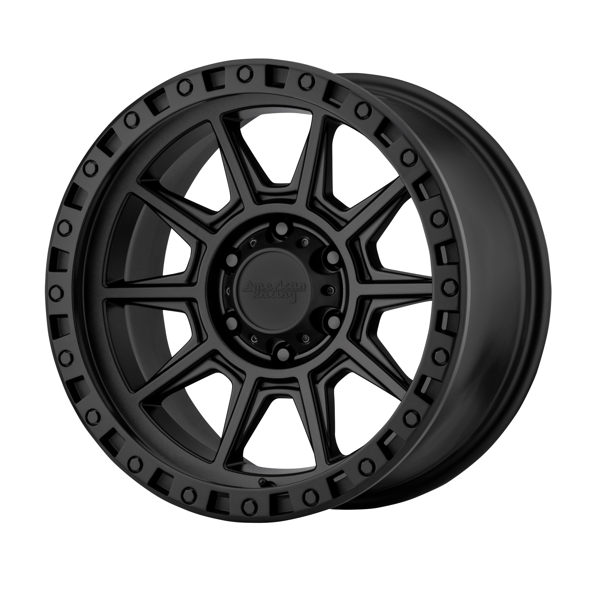 American Racing AR202 17X9 -12 6X139.7/6X5.5 Cast Iron Black