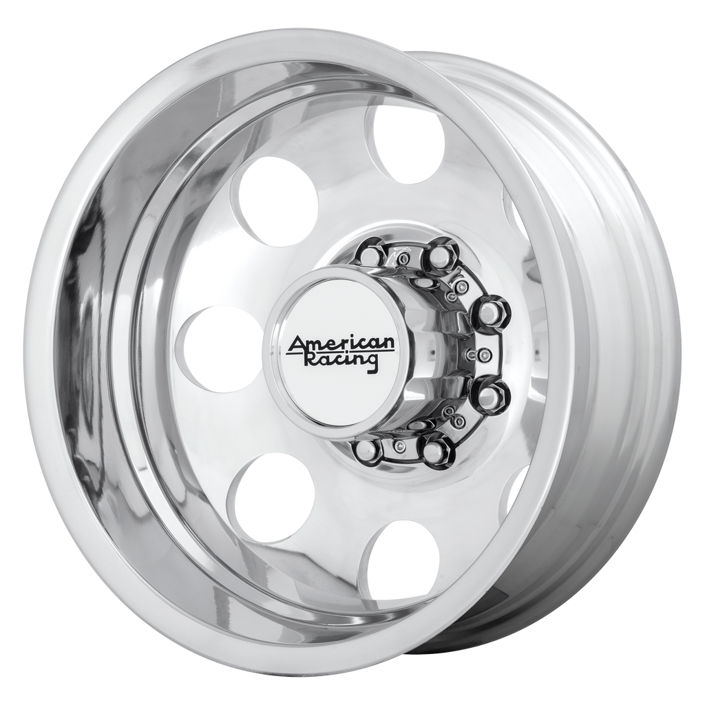 American Racing AR204 BAJA DUALLY 16X6 -134 8X165.1/8X6.5 Polished - Rear