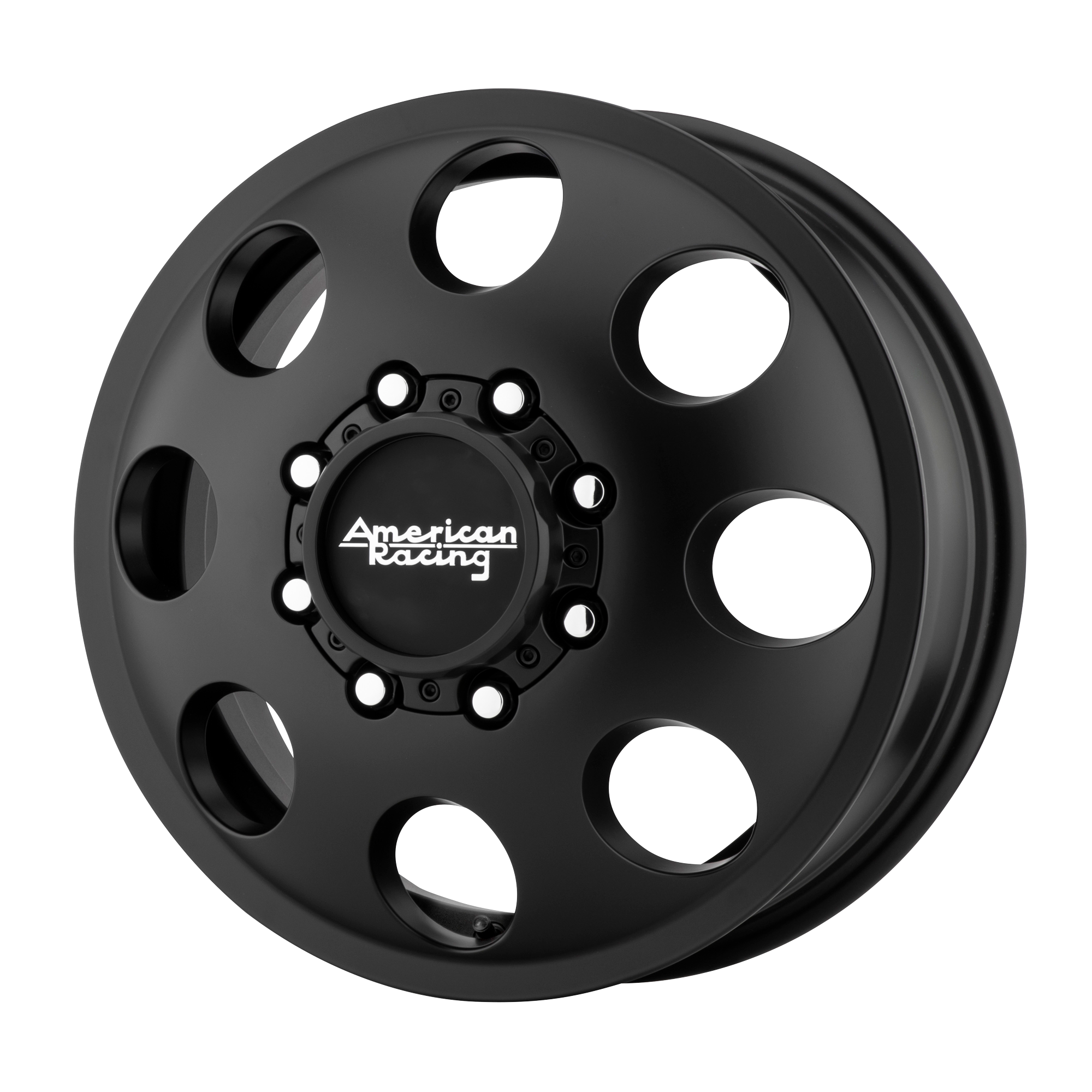 American Racing AR204 BAJA DUALLY 16X6 111 8X165.1/8X6.5 Satin Black - Front