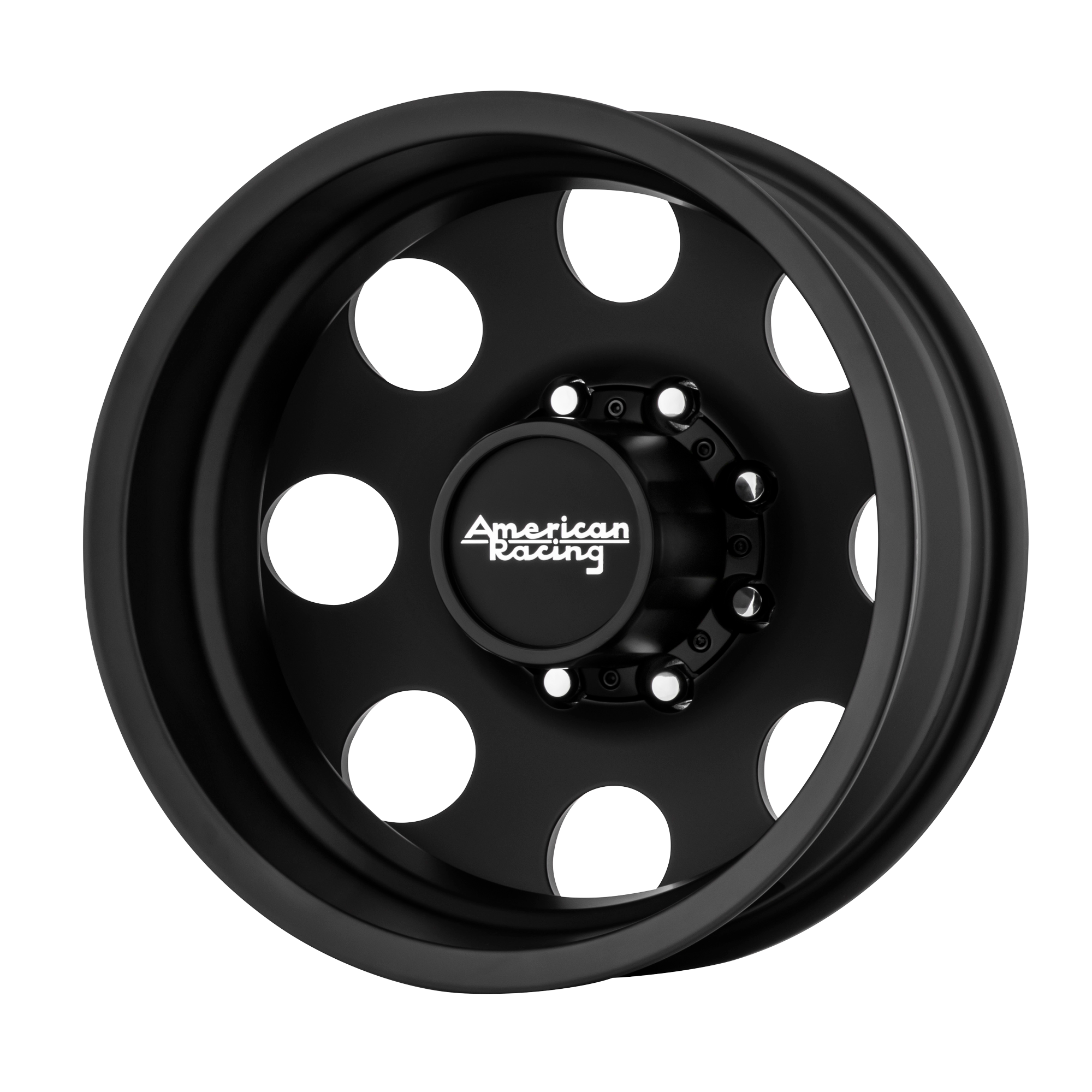 American Racing AR204 BAJA DUALLY 16X6 -134 8X165.1/8X6.5 Satin Black - Rear