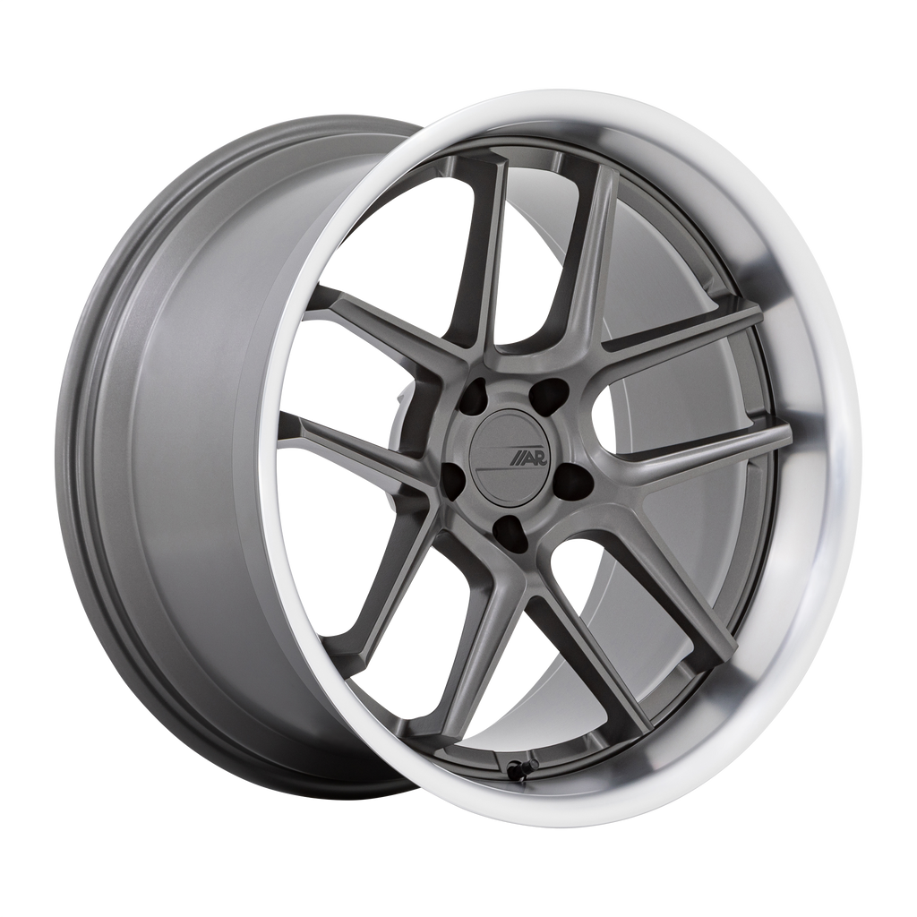 American Racing AR942 20X9.5 15 5X115 MATTE GUNMETAL WITH MACHINED LIP