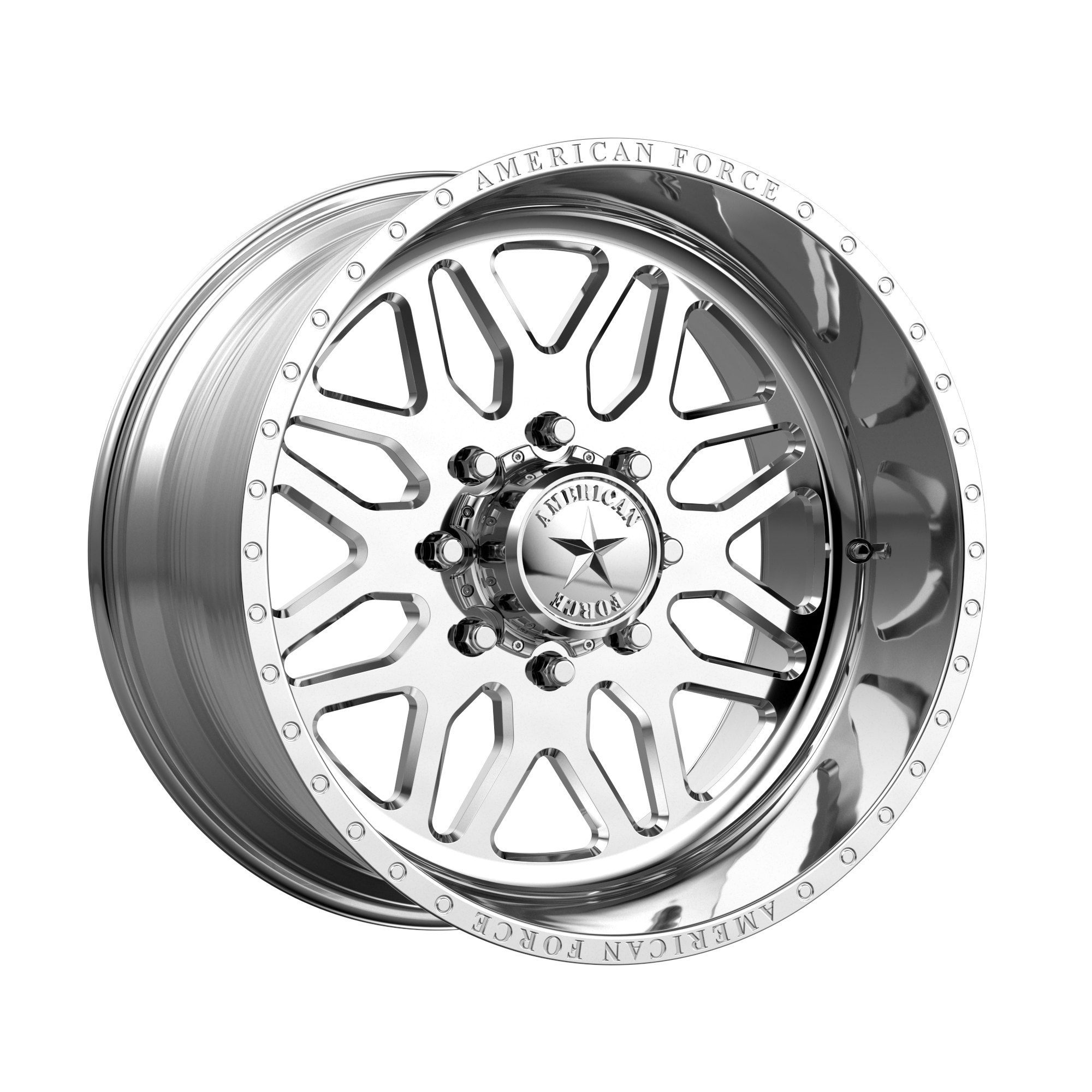 AMERICAN FORCE TRAX SS 22x16 8x180.00 POLISHED (-101 mm)