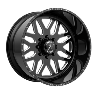 AMERICAN FORCE TRAX SS 22x11 6x139.70 GLOSS BLACK MACHINED (0 mm)