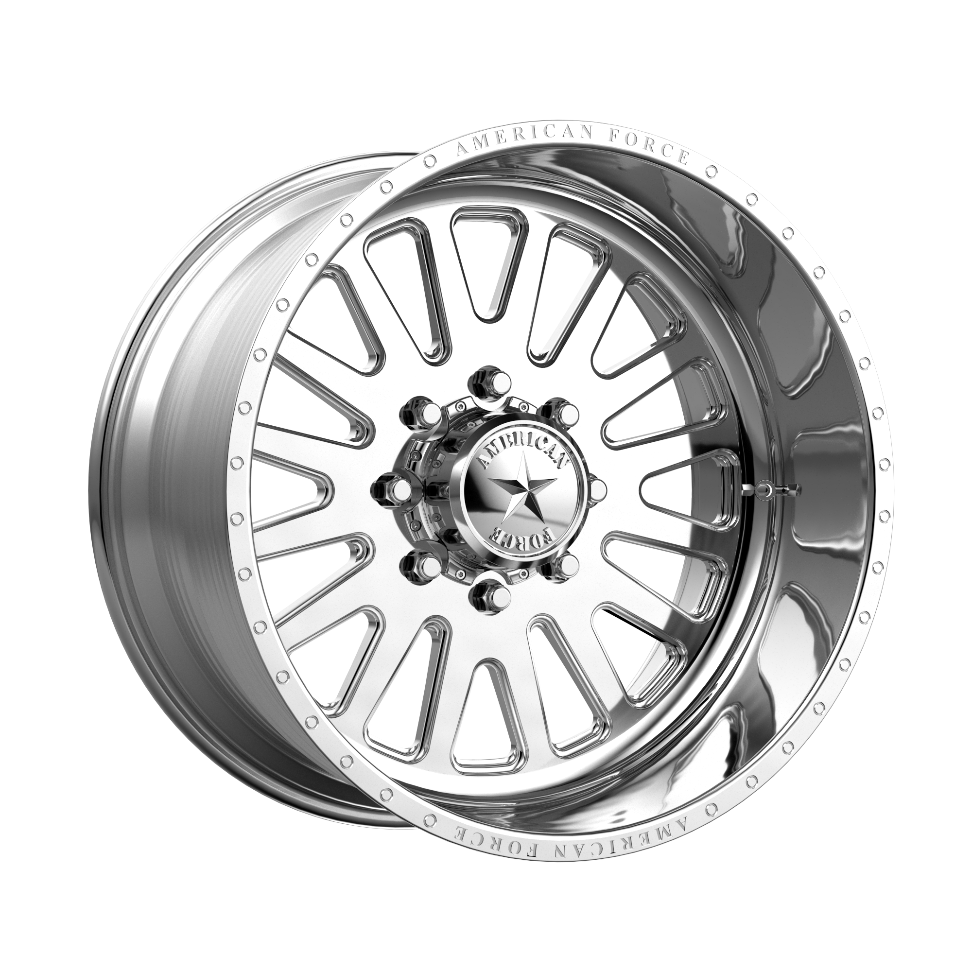 AMERICAN FORCE ATOM SS 22x16 6x139.70 POLISHED (-101 mm)