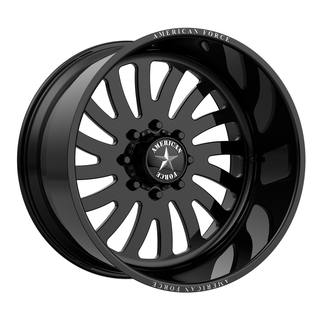 AMERICAN FORCE OCTANE SS 22x16 8x165.10 GLOSS BLACK MACHINED (-99 mm)