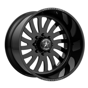 AMERICAN FORCE OCTANE SS 22x16 8x165.10 GLOSS BLACK MACHINED (-99 mm)