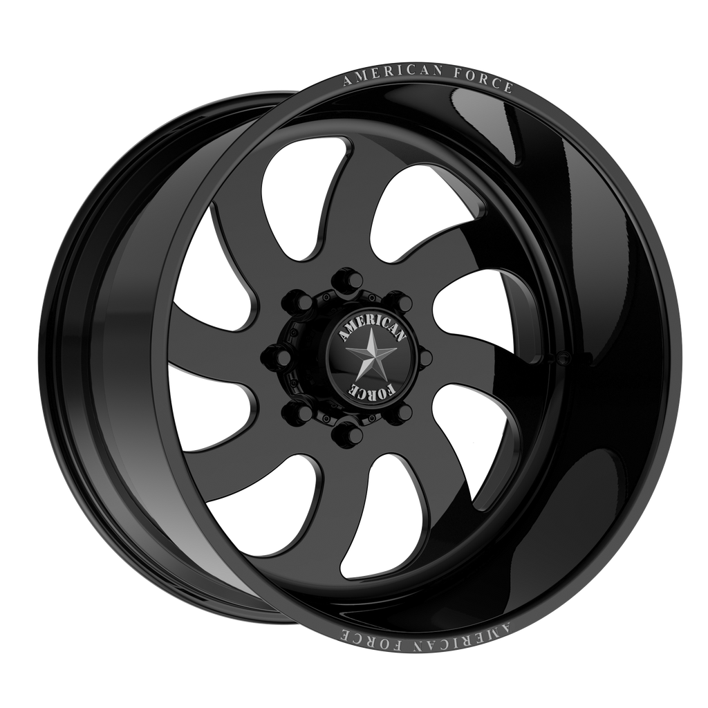 AMERICAN FORCE BLADE SS 22x16 6x139.70 GLOSS BLACK MACHINED (-101 mm)