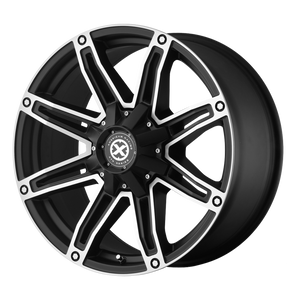 ATX Series AX193 AXE 20X9 18 6X135/6X5.3/6X139.7/6X5.5 Satin Black With Machined Face