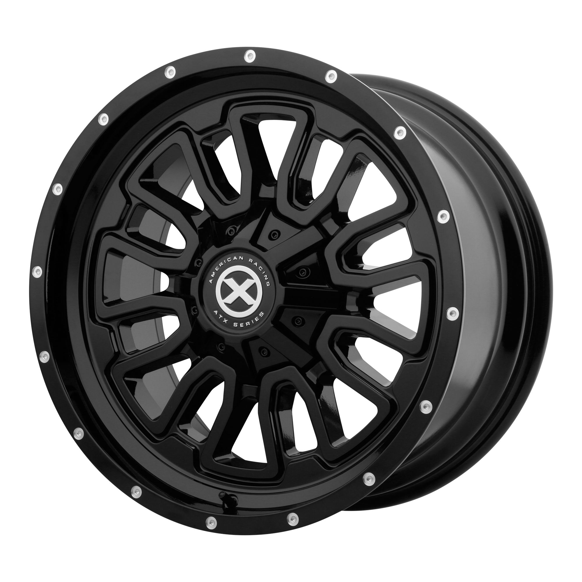 ATX Series AX203 18X9 0 6X135/6X5.3/6X139.7/6X5.5 Gloss Black