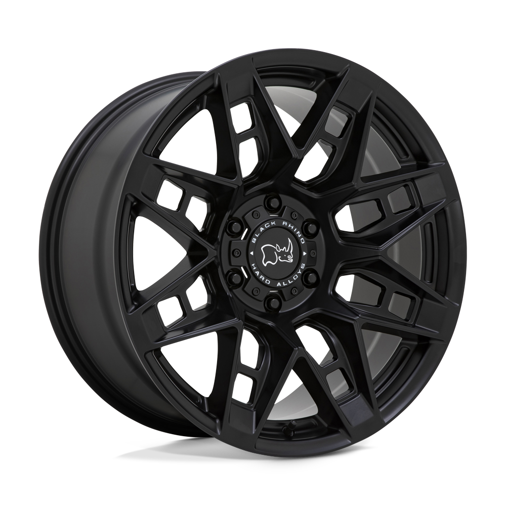 Black Rhino CAPROCK 17X8.5 0 6X139.7/6X5.5 MATTE BLACK