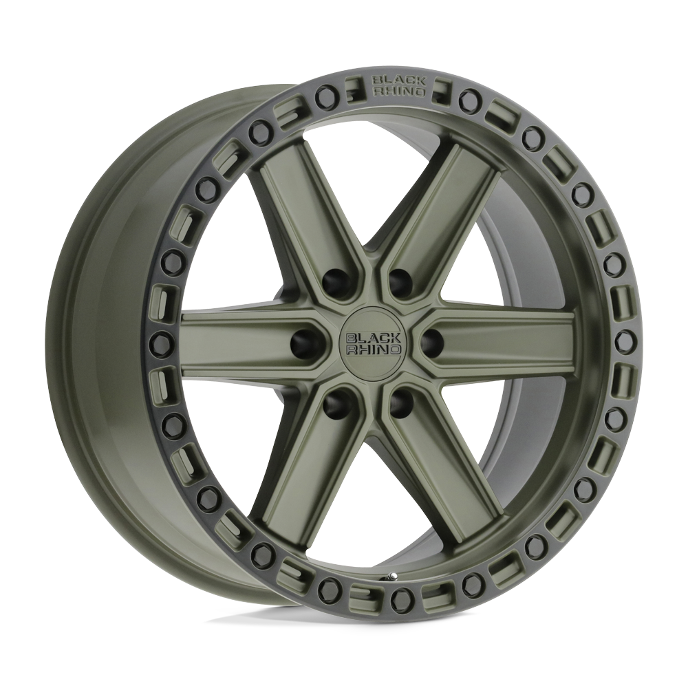 Black Rhino HENDERSON 17X9 0 6X135/6X5.3 OLIVE DRAB GREEN W/ BLACK RING