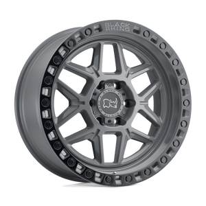 Black Rhino KELSO 18X9 12 6X135/6X5.3 BATTLESHIP GRAY W/ BLACK RING