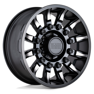 Black Rhino MISSION 20X11.5 -44 6X139.7/6X5.5 MATTE BLACK W/ MACHINED TINTED SPOKES