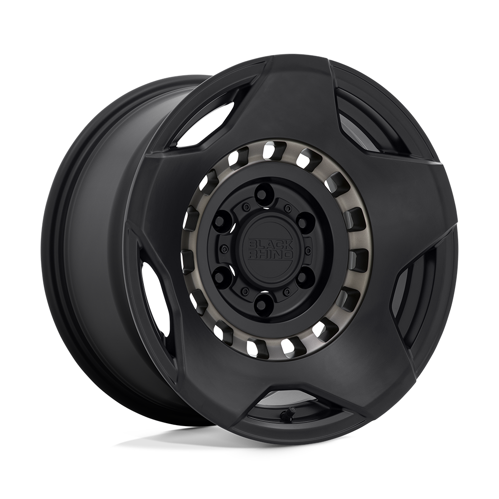 Black Rhino MUZZLE 20X9 12 6X135/6X5.3 MATTE BLACK W/ MACHINED TINTED RING