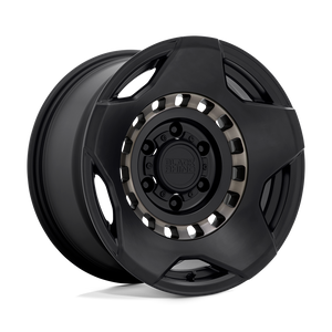 Black Rhino MUZZLE 20X9 12 6X135/6X5.3 MATTE BLACK W/ MACHINED TINTED RING