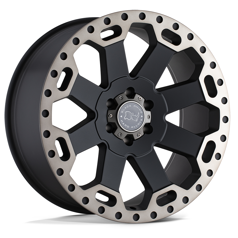 Black Rhino WARLORD 17X9 12 6X135/6X5.3 MATTE BLACK W/ MACHINED DARK TINT