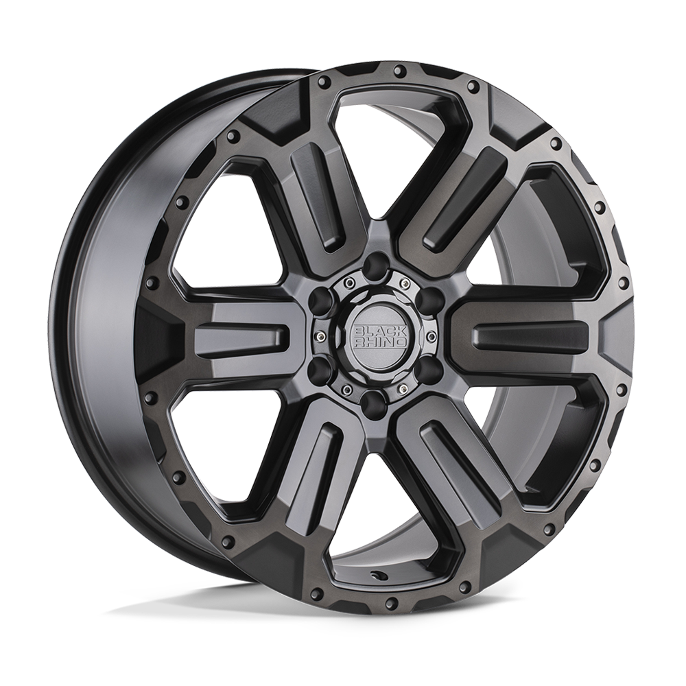 Black Rhino WANAKA 18X9 12 6X139.7/6X5.5 MATTE GUNMETAL W/ BRUSHED FACE & GUNMETAL TINT