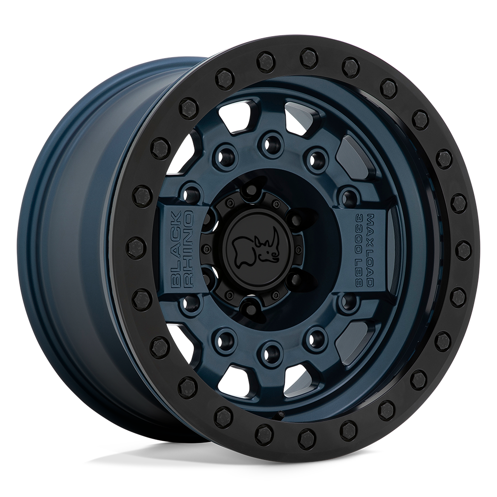 Black Rhino AVENGER BEADLOCK 17X8.5 0 6X139.7/6X5.5 NAVY BLUE W/ BLACK HARDWARE