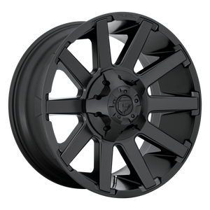 Fuel 1PC D437 CONTRA 20X9 19 6X135/6X139.7 SATIN BLACK