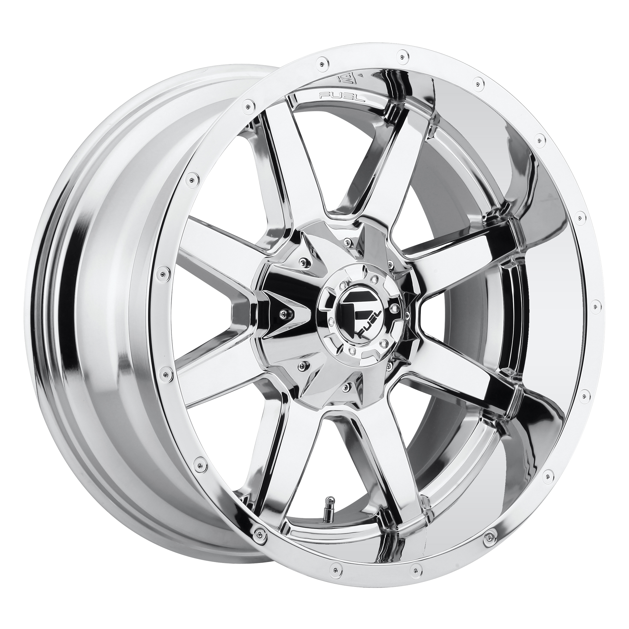 Fuel 1PC D536 MAVERICK 22X10 10 6X135/6X139.7 CHROME PLATED