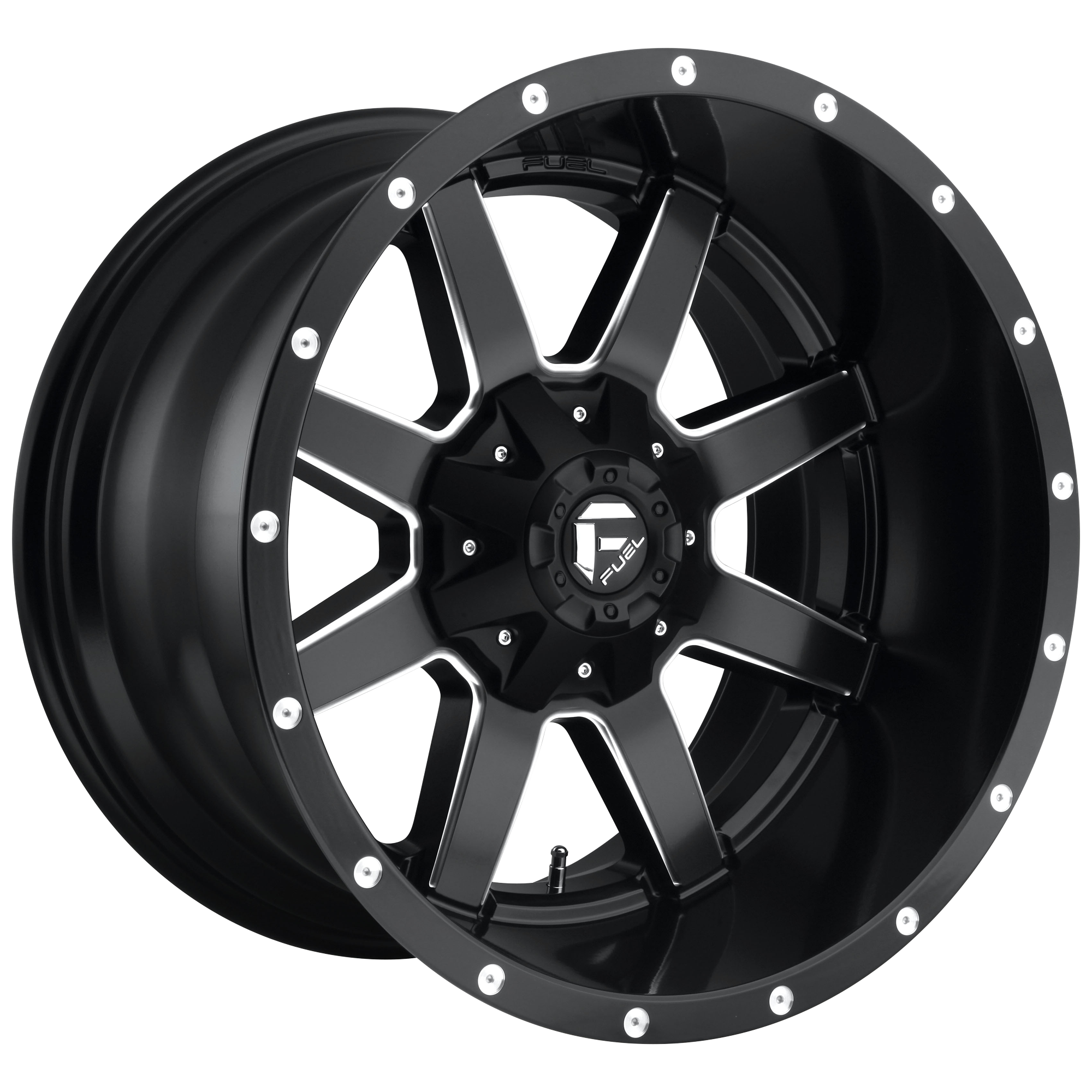 Fuel 1PC D538 MAVERICK 22X10 10 6X135/6X139.7 MATTE BLACK MILLED