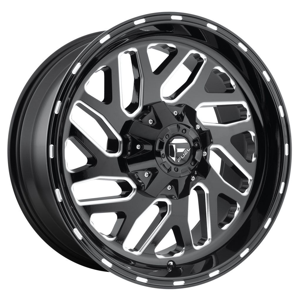 Fuel 1PC D581 TRITON 20X10 -18 5X114.3/5X127 GLOSS BLACK MILLED