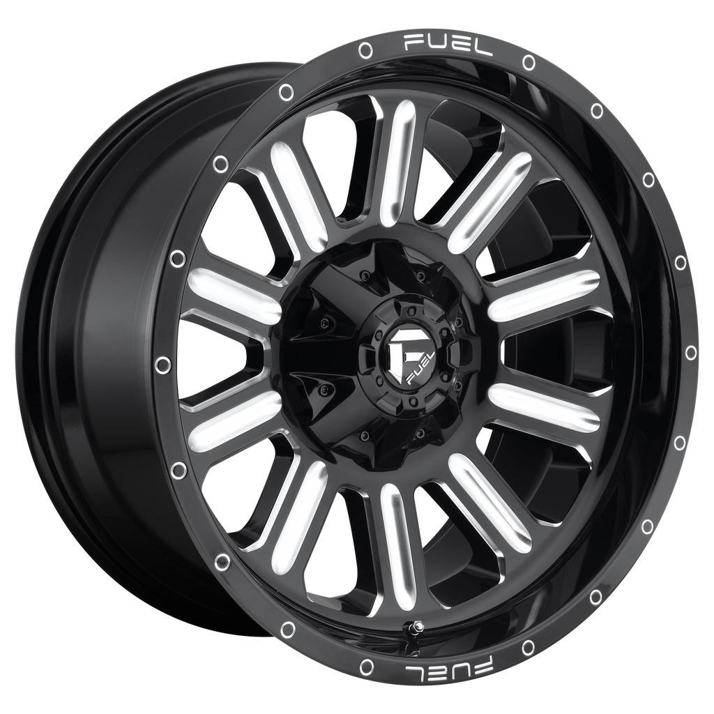 Fuel 1PC D620 HARDLINE 20X9 19 6X135/6X139.7 GLOSS BLACK MILLED