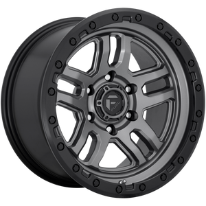 Fuel 1PC D701 AMMO 20X9 1 6X139.7 MATTE GUN METAL BLACK BEAD RING
