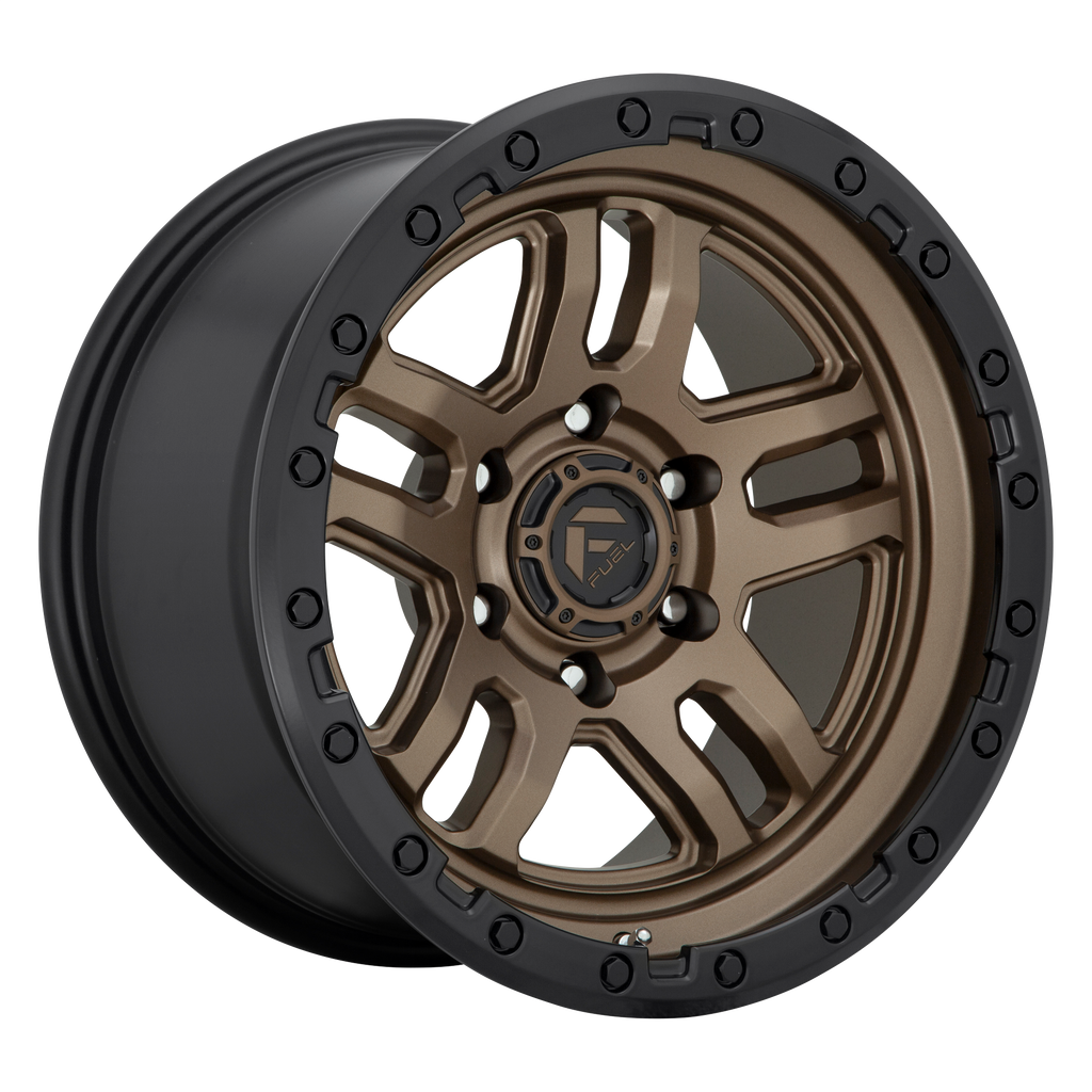 Fuel 1PC D702 AMMO 20X9 1 6X135 MATTE BRONZE BLACK BEAD RING