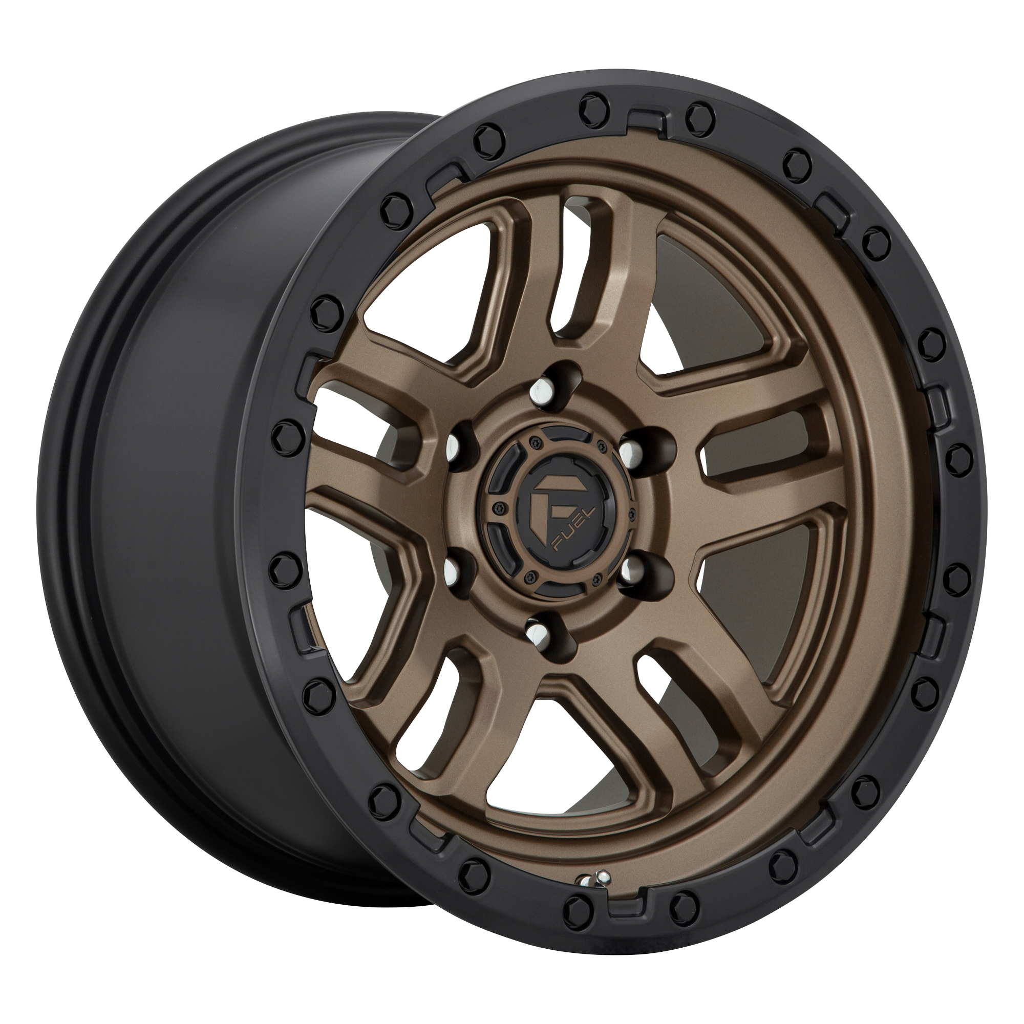 Fuel 1PC D702 AMMO 20X9 1 6X135 MATTE BRONZE BLACK BEAD RING