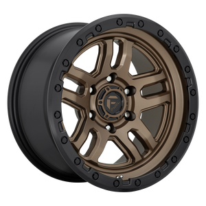 Fuel 1PC D702 AMMO 20X9 1 6X135 MATTE BRONZE BLACK BEAD RING