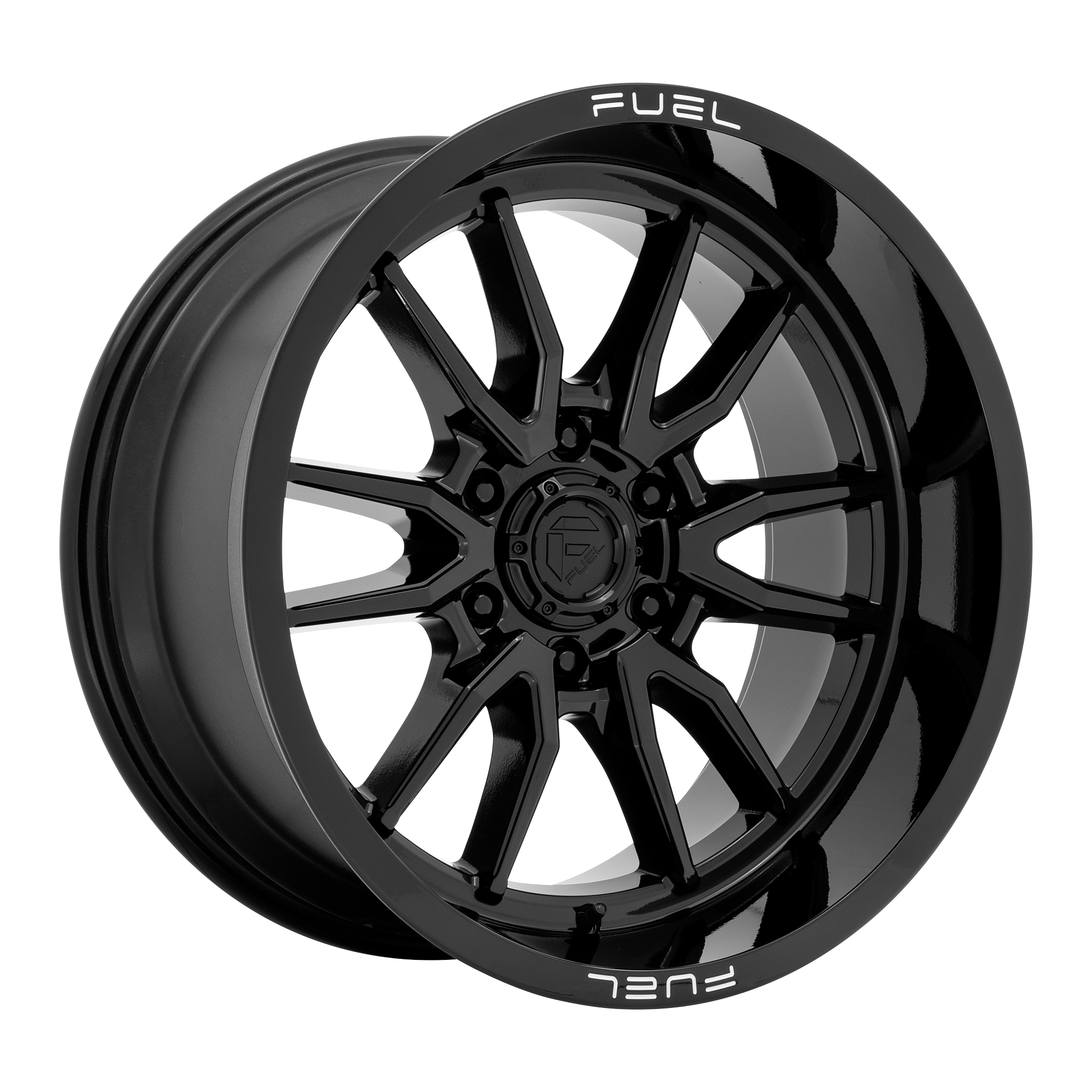 Fuel 1PC D760 CLASH 17X9 -12 6X139.7/6X5.5 Gloss Black