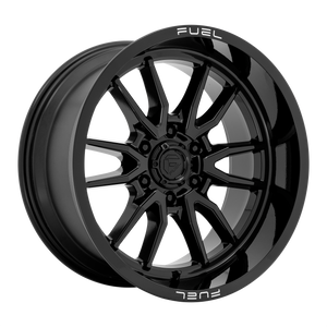 Fuel 1PC D760 CLASH 17X9 -12 6X139.7/6X5.5 Gloss Black