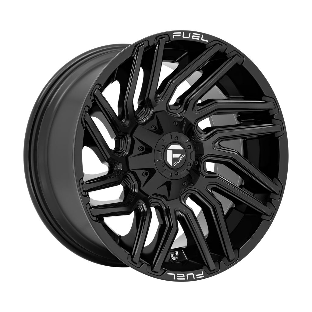 Fuel 1PC D776 TYPHOON 20X10 -18 6X135/6X139.7 GLOSS BLACK