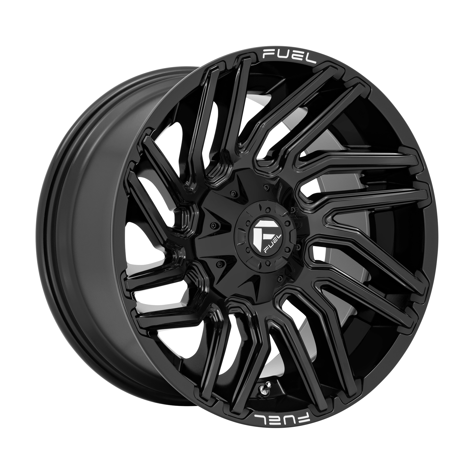 Fuel 1PC D776 TYPHOON 20X10 -18 6X135/6X139.7 GLOSS BLACK