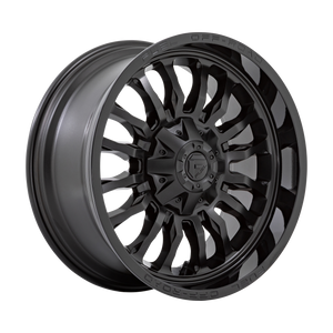 Fuel 1PC D796 ARC 22X12 -44 6X135/6X139.7 MATTE BLACK WITH GLOSS BLACK LIP