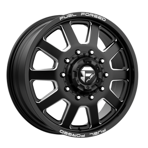 Fuel Mono DE09 FF09D 24X12 -50 8X180/8X7.1 Matte Black Milled