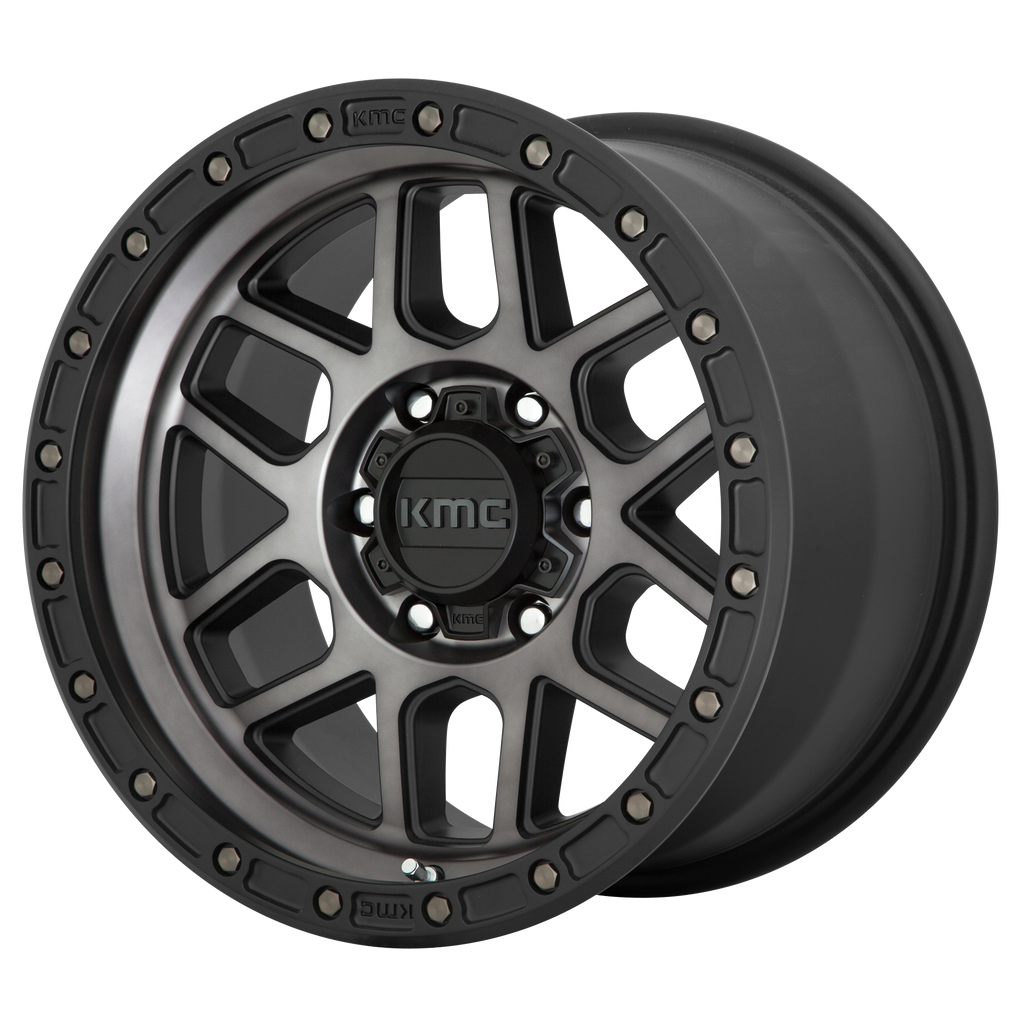 KMC KM544 MESA 17X8.5 0 6X135/6X5.3 Satin Black With Gray Tint