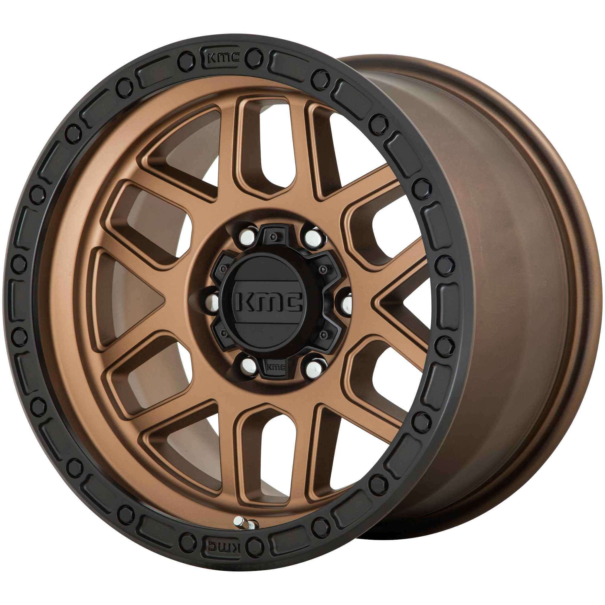 KMC KM544 MESA 20X9 18 8X180/8X7.1 Matte Bronze With Black Lip