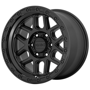 KMC KM544 MESA 17X9 18 8X170/8X6.7 Satin Black With Gloss Black Lip