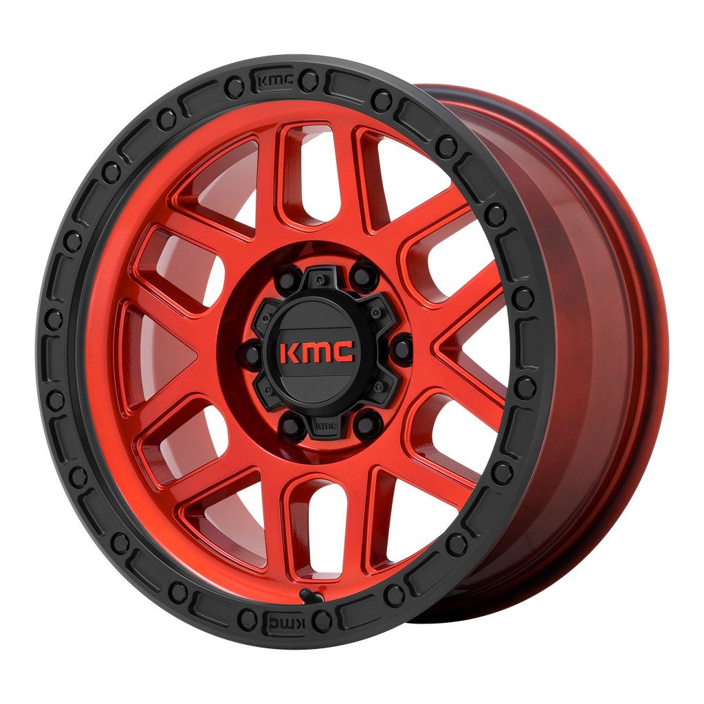 KMC KM544 MESA 20X9 18 6X135/6X5.3 Candy Red With Black Lip