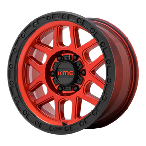 KMC KM544 MESA 20X9 18 6X135/6X5.3 Candy Red With Black Lip