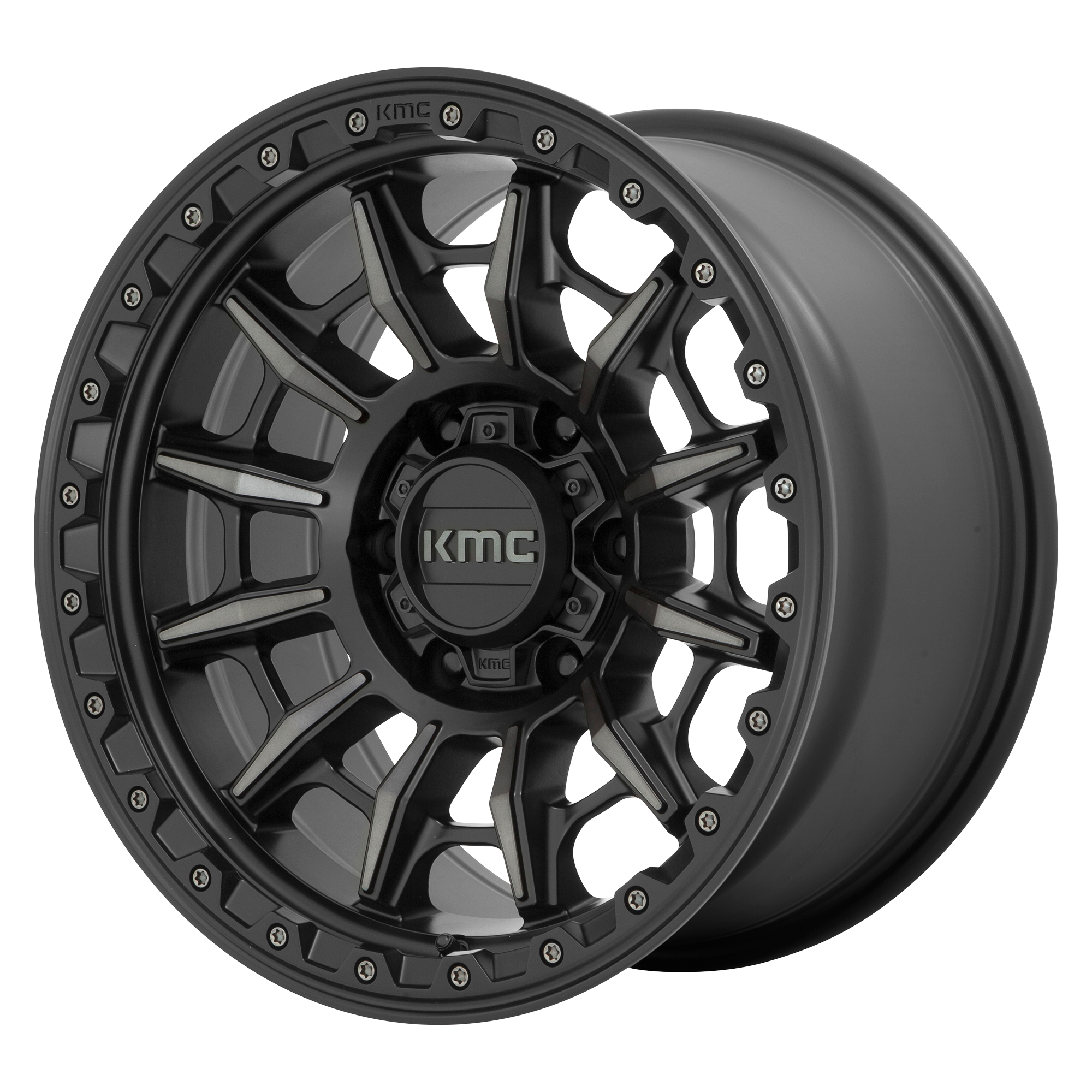 KMC KM547 CARNAGE 17X9 0 6X135/6X5.3 Satin Black With Gray Tint