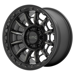 KMC KM547 CARNAGE 17X9 0 6X135/6X5.3 Satin Black With Gray Tint