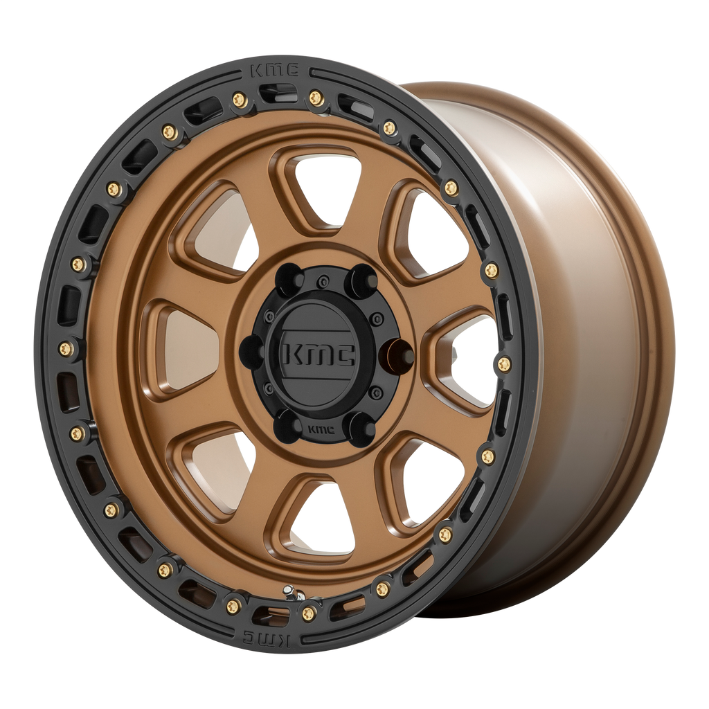 KMC KM548 CHASE 20X9 18  8X170/8X6.7 Matte Bronze With Black Lip