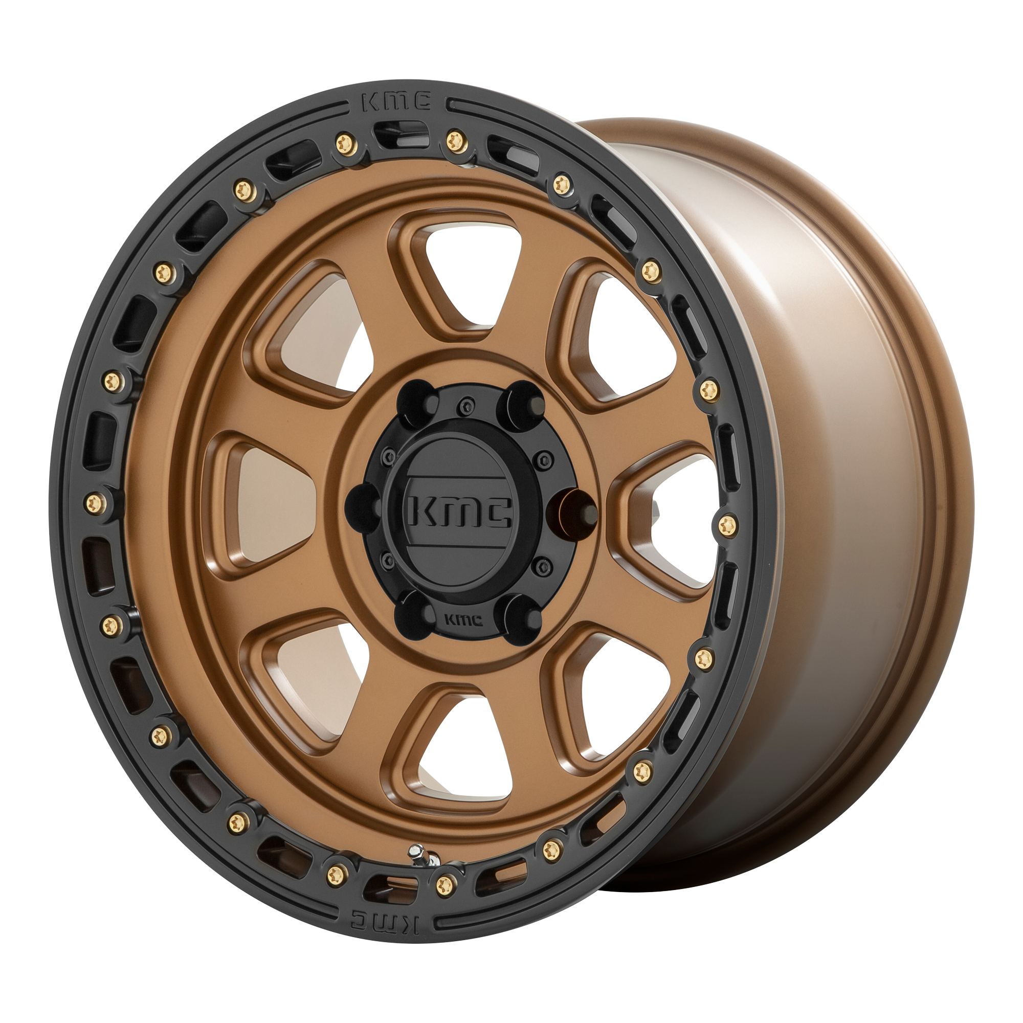 KMC KM548 CHASE 17X9 -12 6X139.7/6X5.5 Matte Bronze With Black Lip