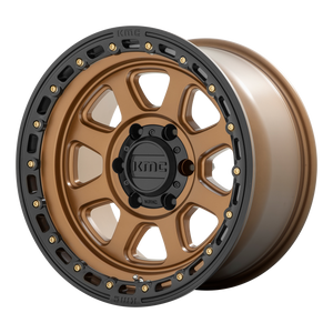 KMC KM548 CHASE 17X9 -12 6X139.7/6X5.5 Matte Bronze With Black Lip