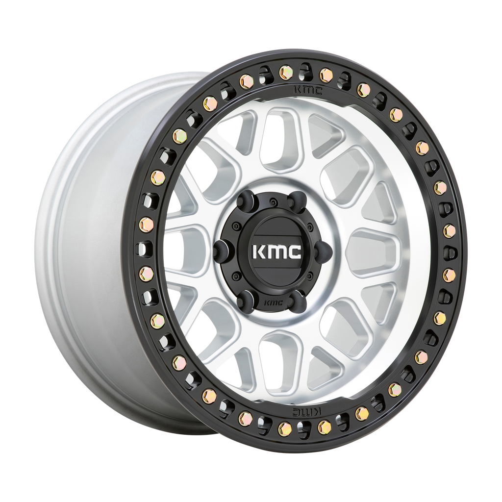 KMC KM549 GRS 20X9 18 6X135/6X5.3 Machined With Satin Black Lip