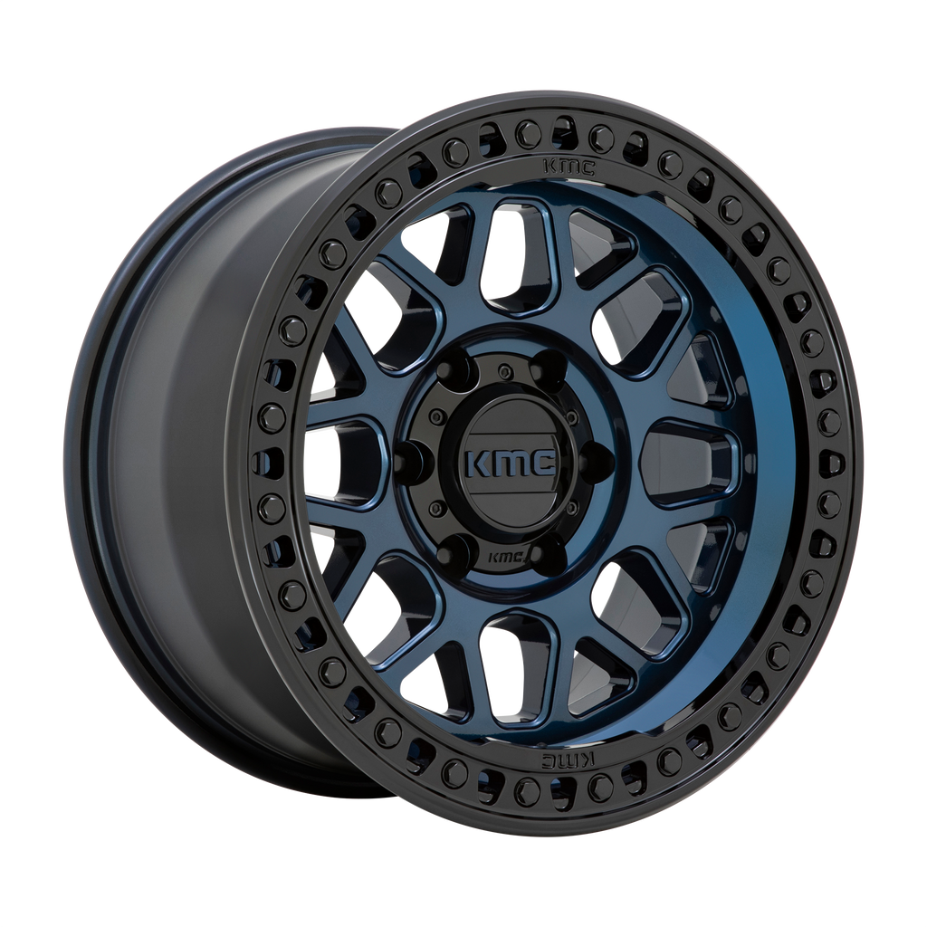 KMC KM549 GRS 20X9 0 6X135/6X5.3 Midnight Blue With Gloss Black Lip