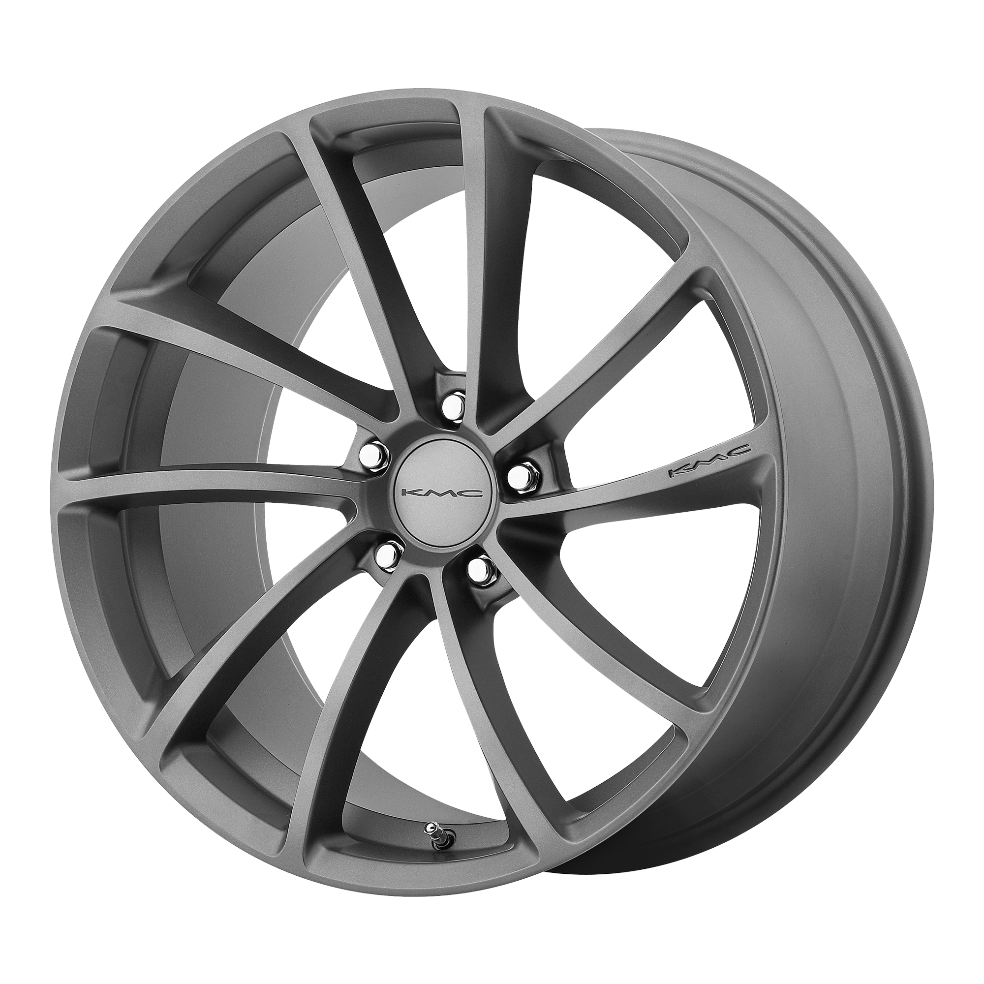 KMC KM691 SPIN 19X9.5 35 5X120/5X4.72 Gun Metal